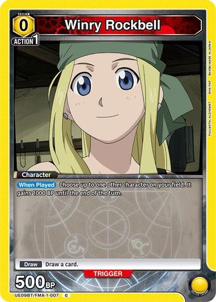 Image of Winry Rockbell (007) (UE09BT/FMA-1-007) - UE09BT FULLMETAL ALCHEMIST