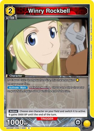 Image of Winry Rockbell (008) (UE09BT/FMA-1-008) - UE09BT FULLMETAL ALCHEMIST Foil