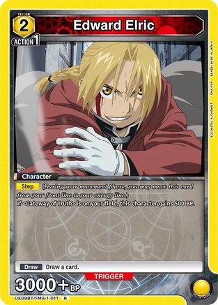 Image of Edward Elric (011) (UE09BT/FMA-1-011) - UE09BT FULLMETAL ALCHEMIST Foil