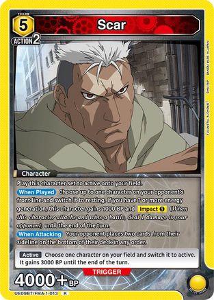 Image of Scar (UE09BT/FMA-1-013) - UE09BT FULLMETAL ALCHEMIST Foil