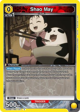 Image of Shao May (UE09BT/FMA-1-017) - UE09BT FULLMETAL ALCHEMIST