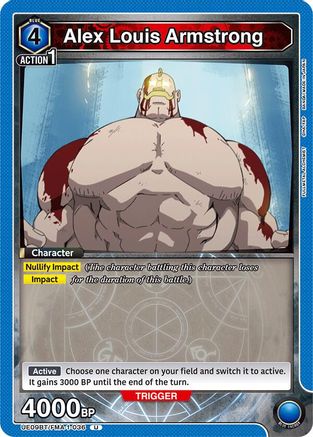 Image of Alex Louis Armstrong (036) (UE09BT/FMA-1-036) - UE09BT FULLMETAL ALCHEMIST