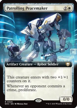 Image of Patrolling Peacemaker (Extended Art) [Edge of Eternities Commander]