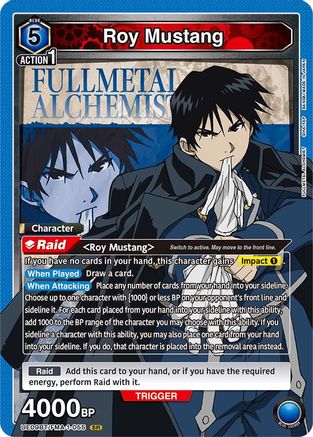Image of Roy Mustang (055) (UE09BT/FMA-1-055) - UE09BT FULLMETAL ALCHEMIST Foil