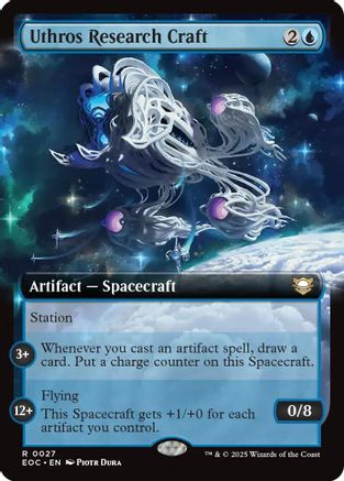 Image of Uthros Research Craft (Extended Art) [Edge of Eternities Commander]