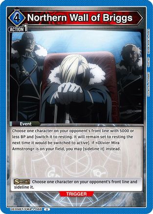 Image of Northern Wall of Briggs (UE09BT/FMA-1-066) - UE09BT FULLMETAL ALCHEMIST