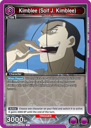 Image of Kimblee (Solf J. Kimblee) (072) (UE09BT/FMA-1-072) - UE09BT FULLMETAL ALCHEMIST
