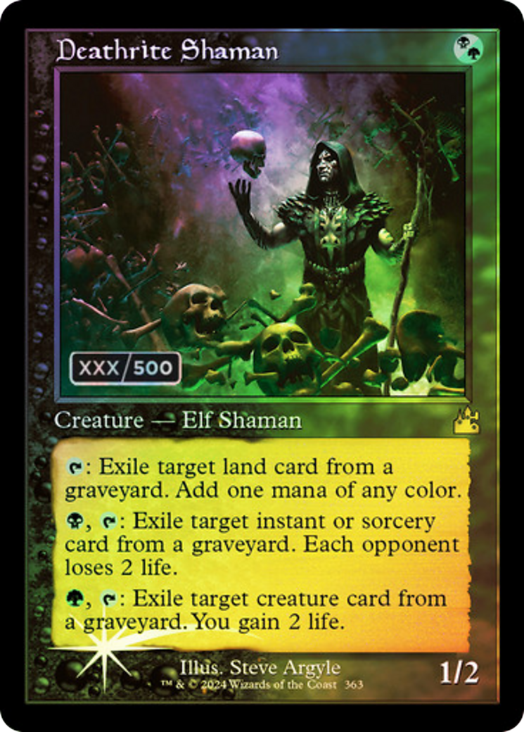 Image of Deathrite Shaman (Retro) (Serialized) [Ravnica Remastered]