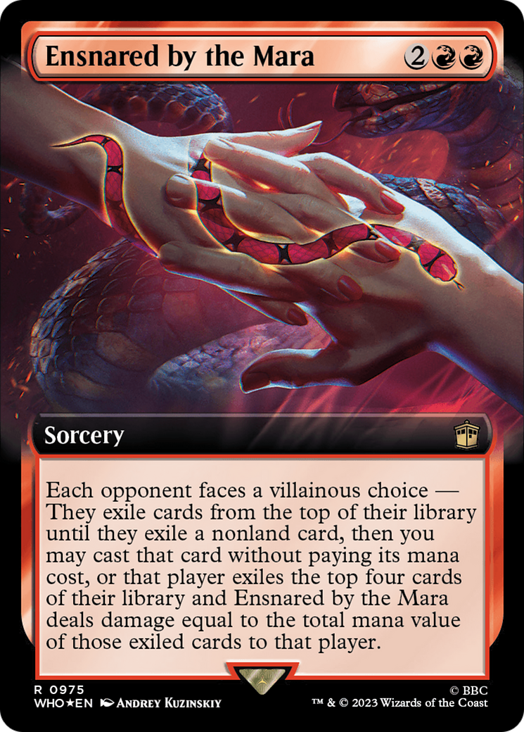 Image of Ensnared by the Mara (Extended Art) (Surge Foil) [Doctor Who]