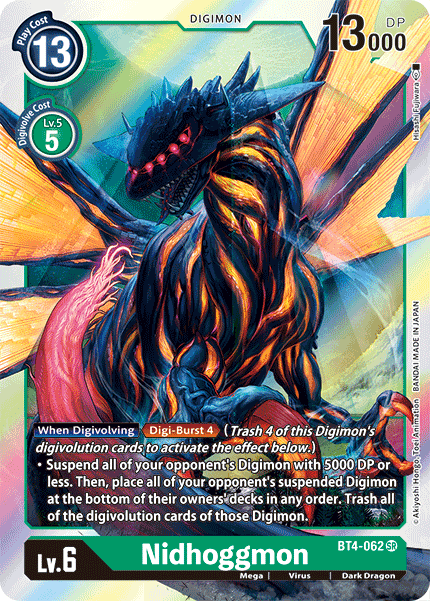 Image of Nidhoggmon [BT4-062] [Great Legend]