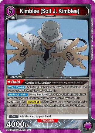 Image of Kimblee (Solf J. Kimblee) (073) (UE09BT/FMA-1-073) - UE09BT FULLMETAL ALCHEMIST Foil