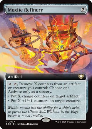 Image of Moxite Refinery (Extended Art) [Edge of Eternities Commander]