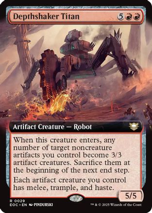 Image of Depthshaker Titan (Extended Art) [Edge of Eternities Commander]