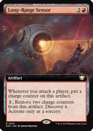 Image of Long-Range Sensor (Extended Art) [Edge of Eternities Commander]
