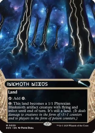 Image of Inkmoth Nexus (0020) (Borderless) [Edge of Eternities: Stellar Sights]
