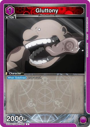 Image of Gluttony (080) (UE09BT/FMA-1-080) - UE09BT FULLMETAL ALCHEMIST