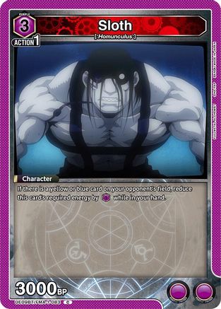 Image of Sloth (UE09BT/FMA-1-083) - UE09BT FULLMETAL ALCHEMIST