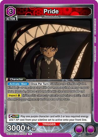 Image of Pride (086) (UE09BT/FMA-1-086) - UE09BT FULLMETAL ALCHEMIST Foil