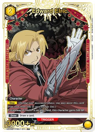 Image of Edward Elric (011) (R*) (UE09BT/FMA-1-011) - UE09BT FULLMETAL ALCHEMIST Foil