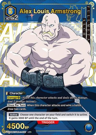 Image of Alex Louis Armstrong (037) (R*) (UE09BT/FMA-1-037) - UE09BT FULLMETAL ALCHEMIST Foil