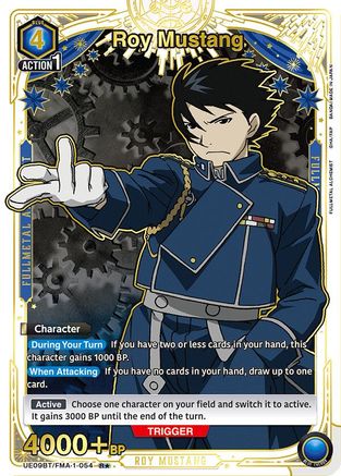 Image of Roy Mustang (054) (R*) (UE09BT/FMA-1-054) - UE09BT FULLMETAL ALCHEMIST Foil