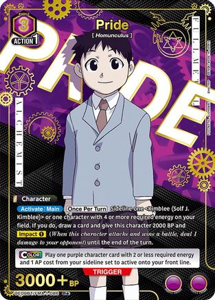 Image of Pride (086) (R*) (UE09BT/FMA-1-086) - UE09BT FULLMETAL ALCHEMIST Foil