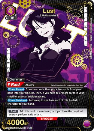 Image of Lust (090) (SR*) (UE09BT/FMA-1-090) - UE09BT FULLMETAL ALCHEMIST Foil