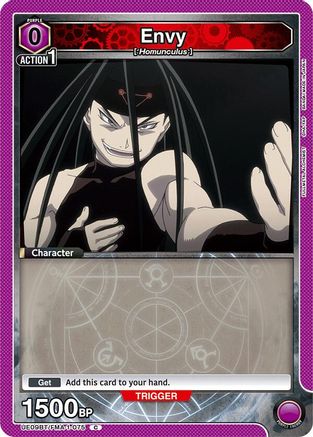 Image of Envy (075) (Box Topper Foil) (UE09BT/FMA-1-075) - UE09BT FULLMETAL ALCHEMIST Foil