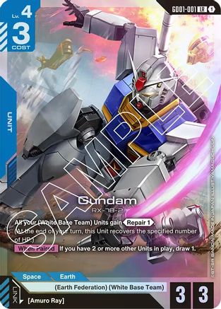 Image of Gundam (GD01-001) (GD01-001) - Newtype Rising Holofoil