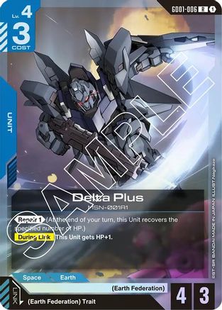 Image of Delta Plus (GD01-006) - Newtype Rising Holofoil