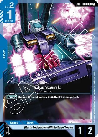 Image of Guntank (GD01-008) - Newtype Rising