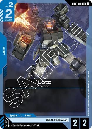 Image of Loto (GD01-011) - Newtype Rising