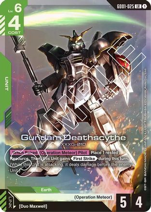 Image of Gundam Deathscythe (GD01-025) (GD01-025) - Newtype Rising Holofoil