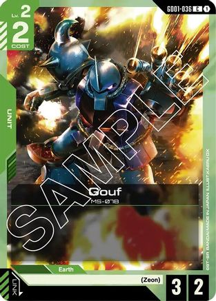 Image of Gouf (GD01-036) - Newtype Rising