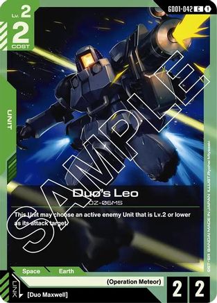Image of Duo's Leo (GD01-042) - Newtype Rising