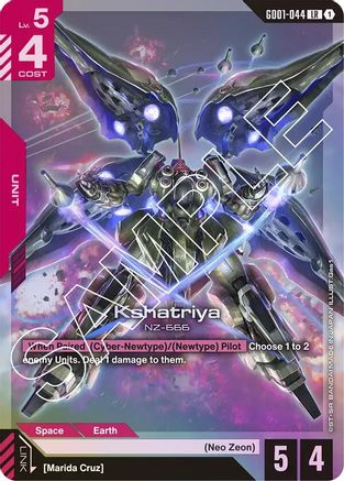Image of Kshatriya (GD01-044) (GD01-044) - Newtype Rising Holofoil