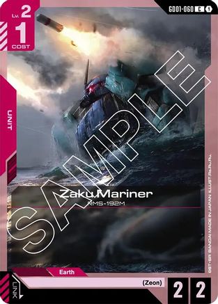 Image of Zaku Mariner (GD01-060) - Newtype Rising