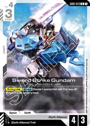 Image of Sword Strike Gundam (GD01-073) - Newtype Rising