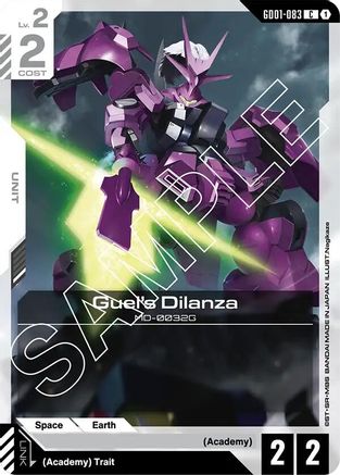 Image of Guel's Dilanza (GD01-083) - Newtype Rising