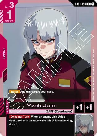 Image of Yzak Jule (GD01-094) - Newtype Rising