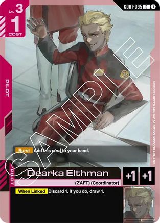 Image of Dearka Elthman (GD01-095) - Newtype Rising