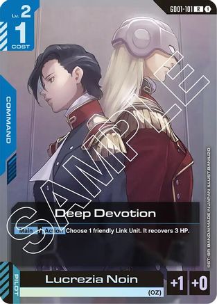 Image of Deep Devotion (GD01-101) - Newtype Rising Holofoil