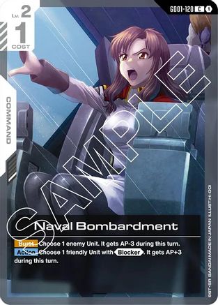 Image of Naval Bombardment (GD01-120) - Newtype Rising