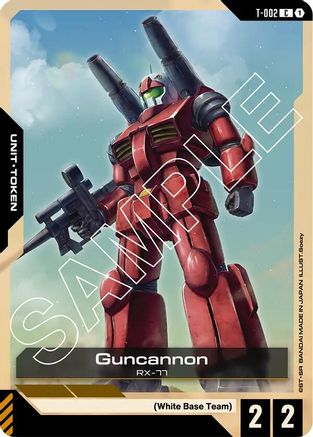 Image of Guncannon (T-002) Token (T-002) - Newtype Rising