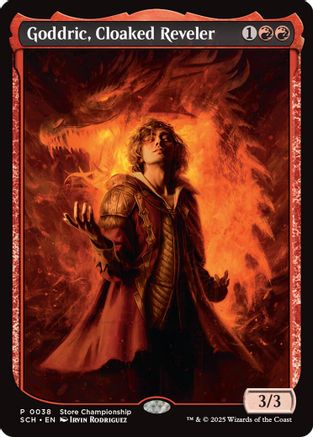 Image of Goddric, Cloaked Reveler [Store Championships 2025]