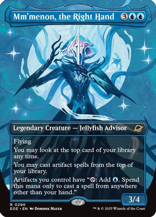 Image of Mm'menon, the Right Hand (Borderless) [Edge of Eternities]