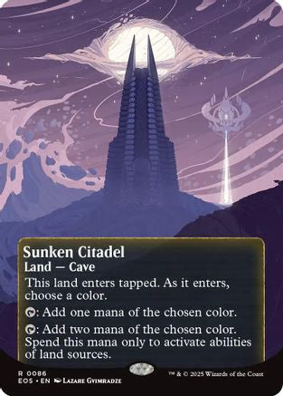 Image of Sunken Citadel (0086) (Borderless) [Edge of Eternities: Stellar Sights]