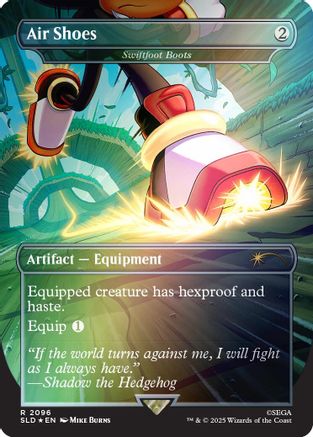 Image of Air Shoes - Swiftfoot Boots (Rainbow Foil) [Secret Lair Drop Series]