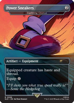 Image of Power Sneakers - Lightning Greaves [Secret Lair Drop Series]