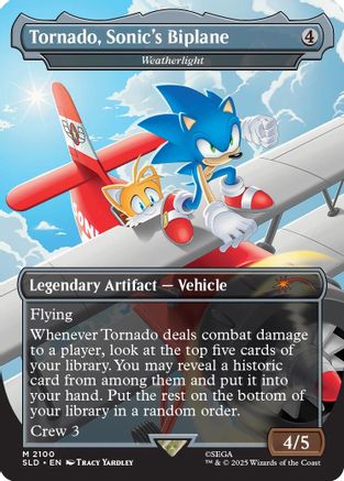 Image of Tornado, Sonic's Biplane - Weatherlight [Secret Lair Drop Series]
